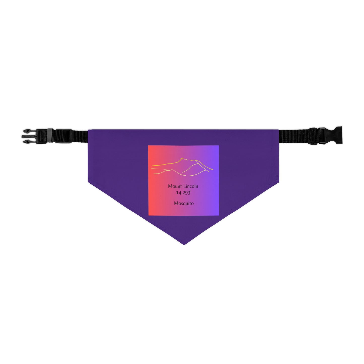 Mount Lincoln 14er Pet Bandana Collar