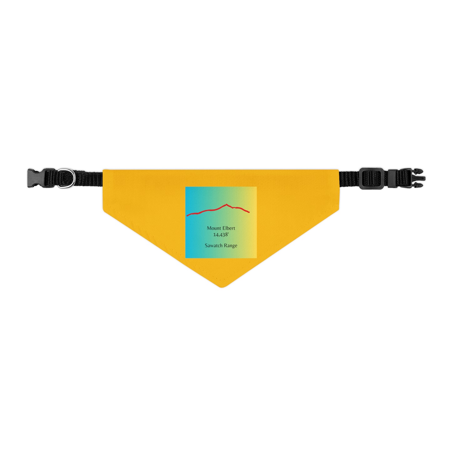 Mount Elbert 14er Pet Bandana Collar