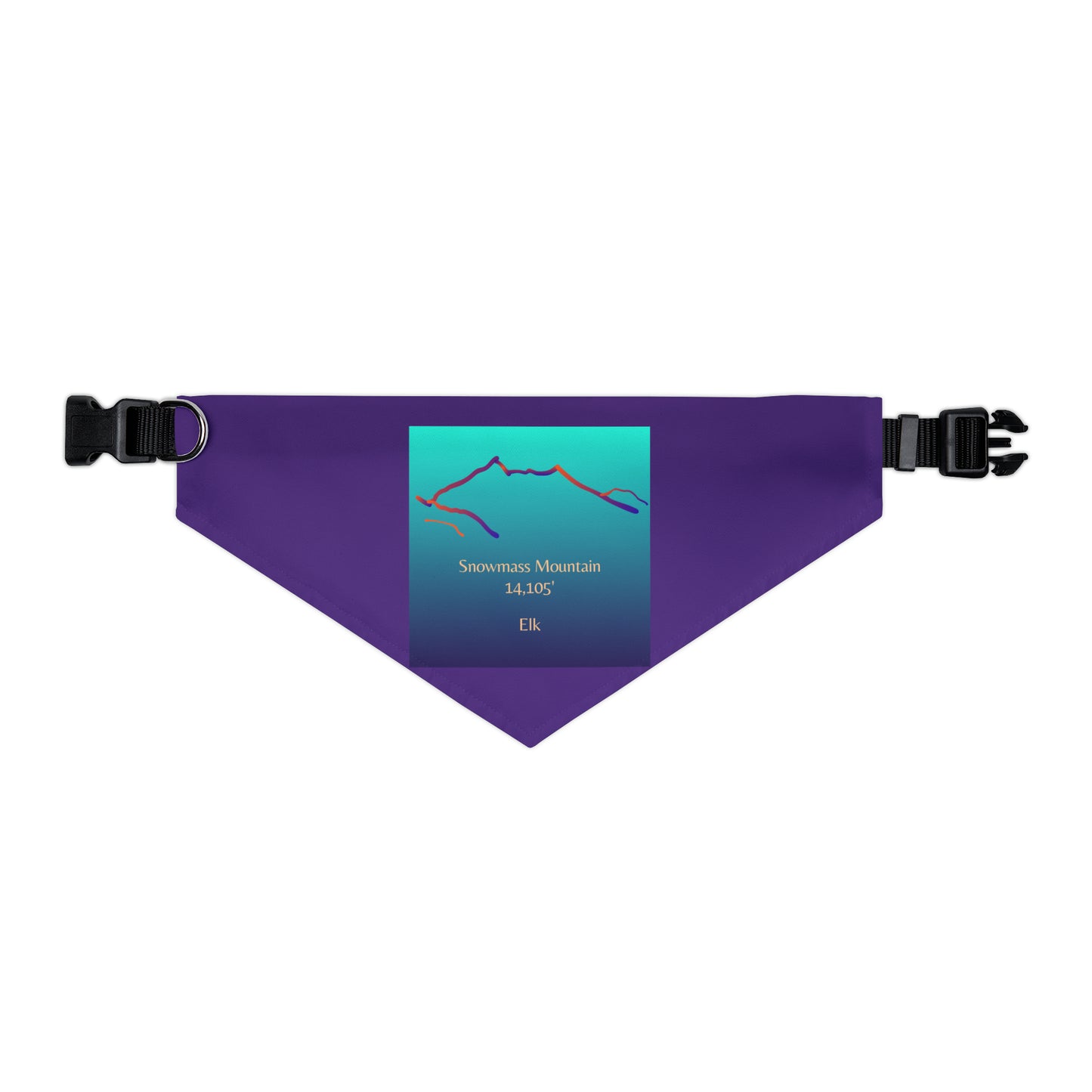 Snowmass Mountain 14er Pet Bandana Collar