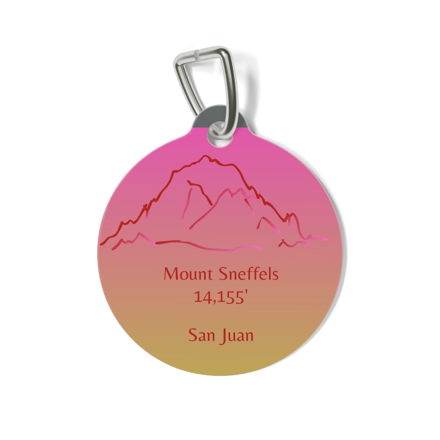 Mount Sneffels Pet Tag