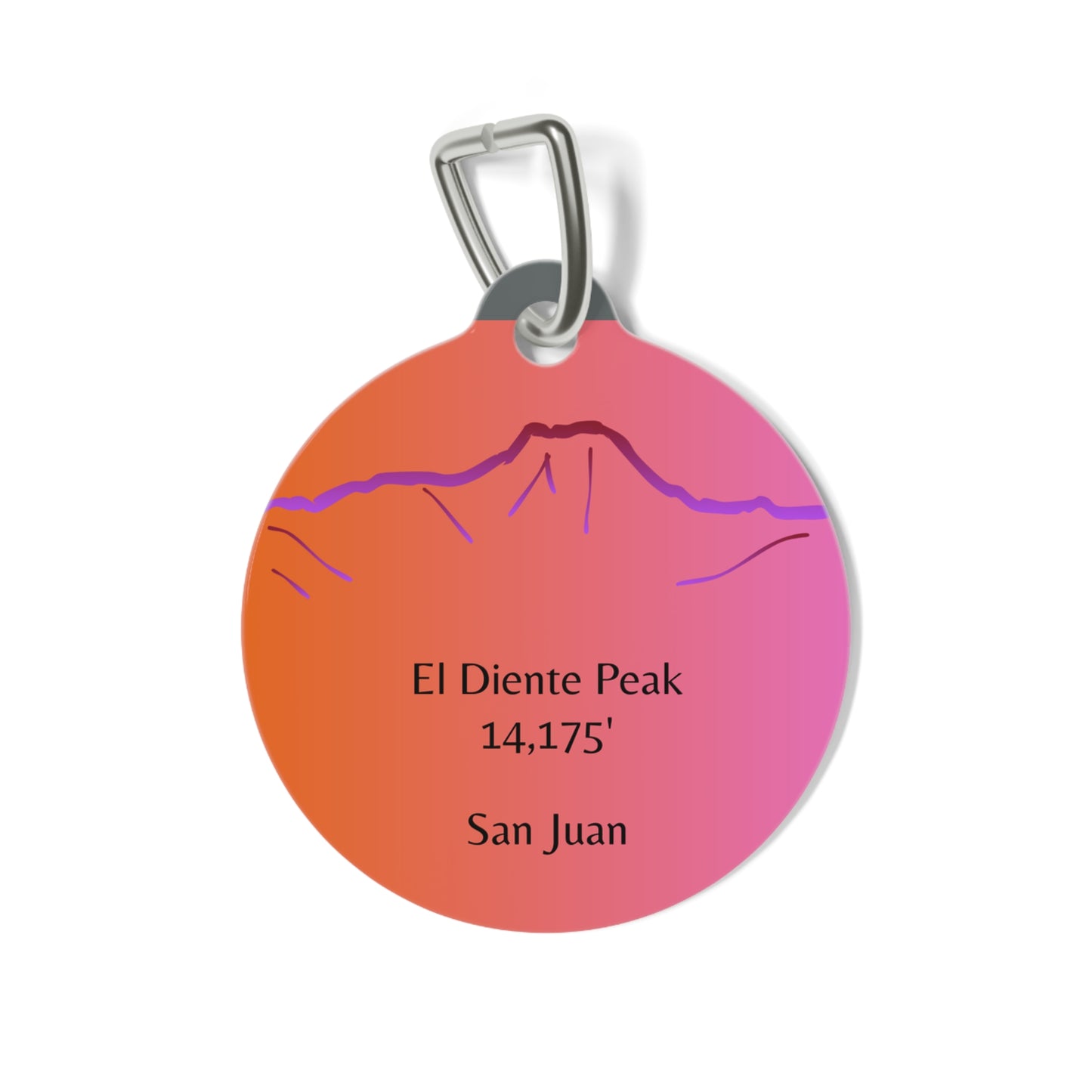 El Diente Peak Pet Tag