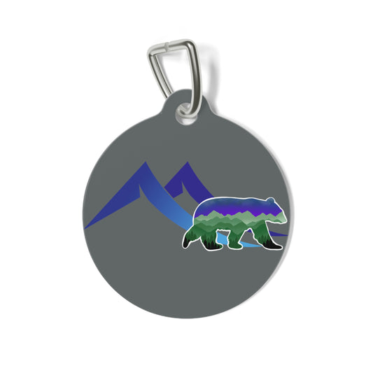 Mountain Bear Pet Tag