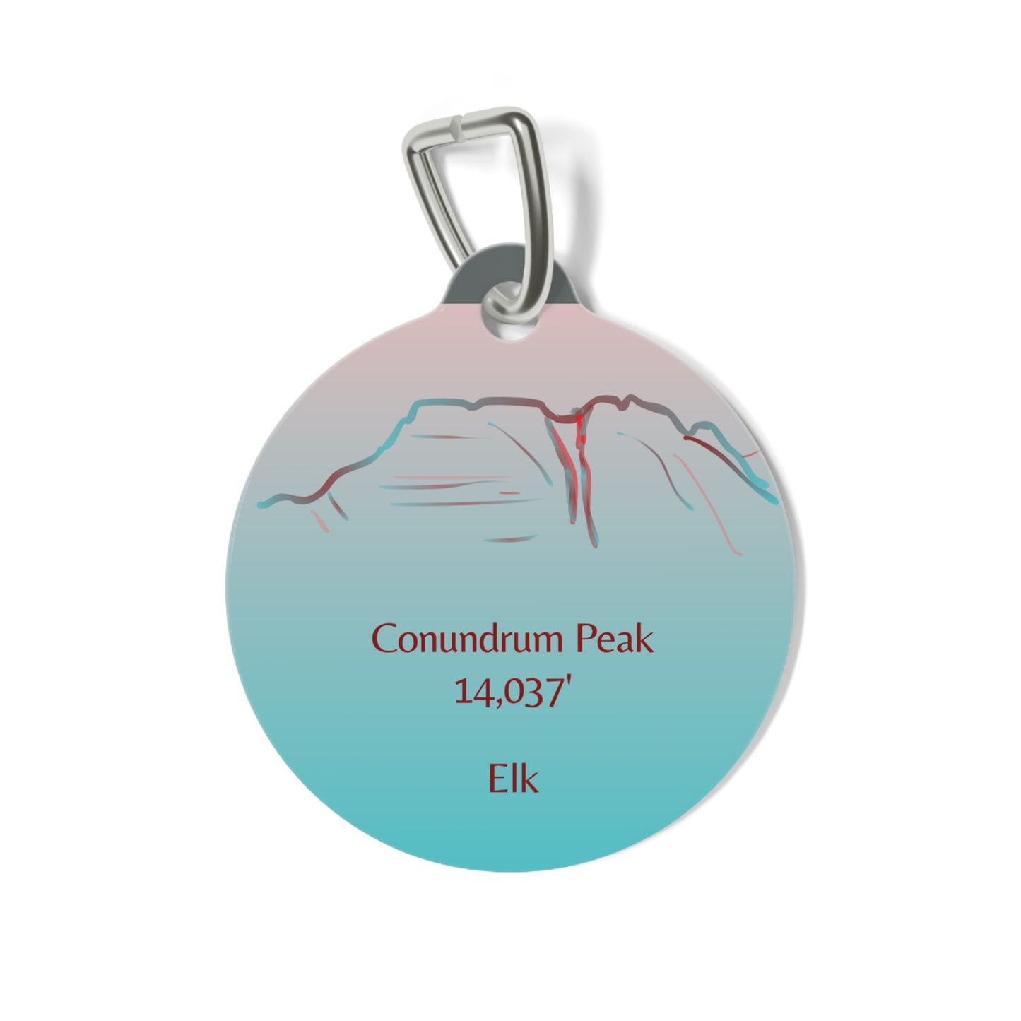 Conundrum Peak Pet Tag