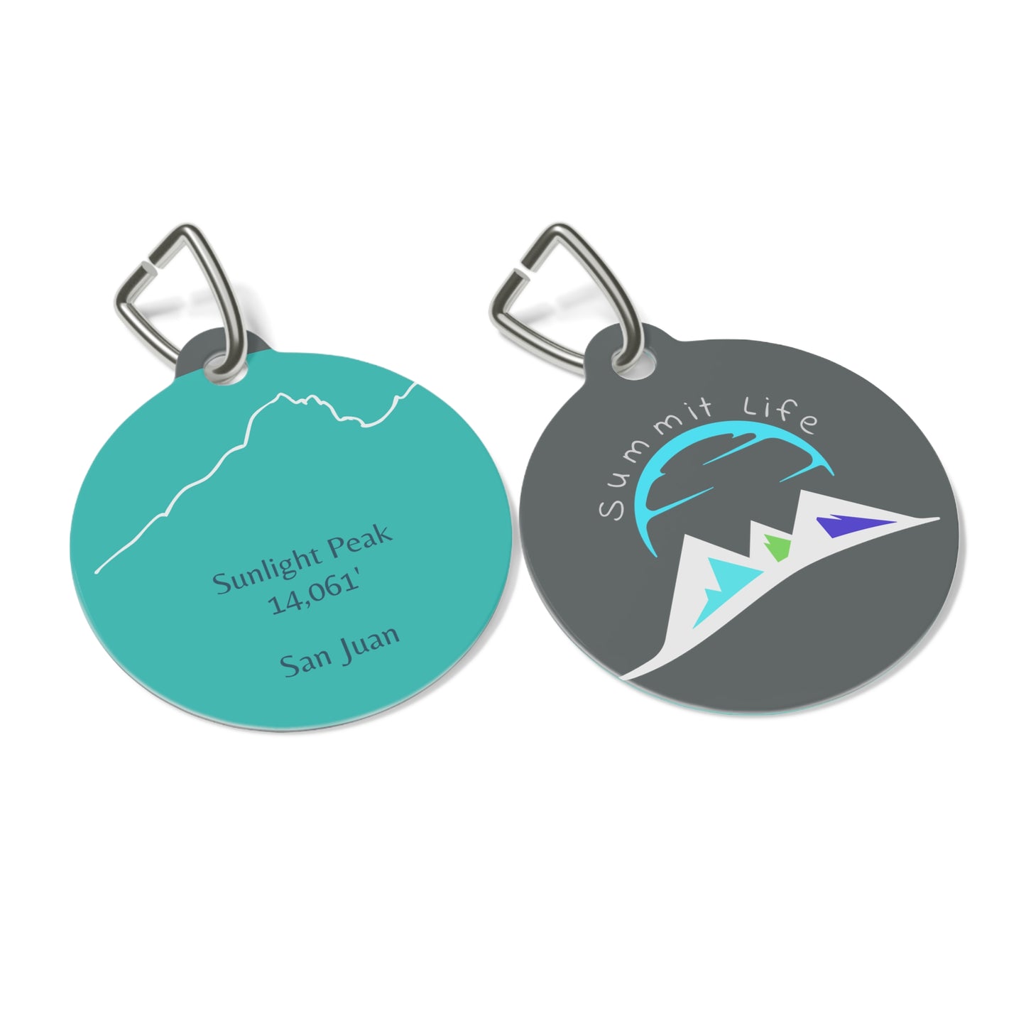 Sunlight Peak Pet Tag