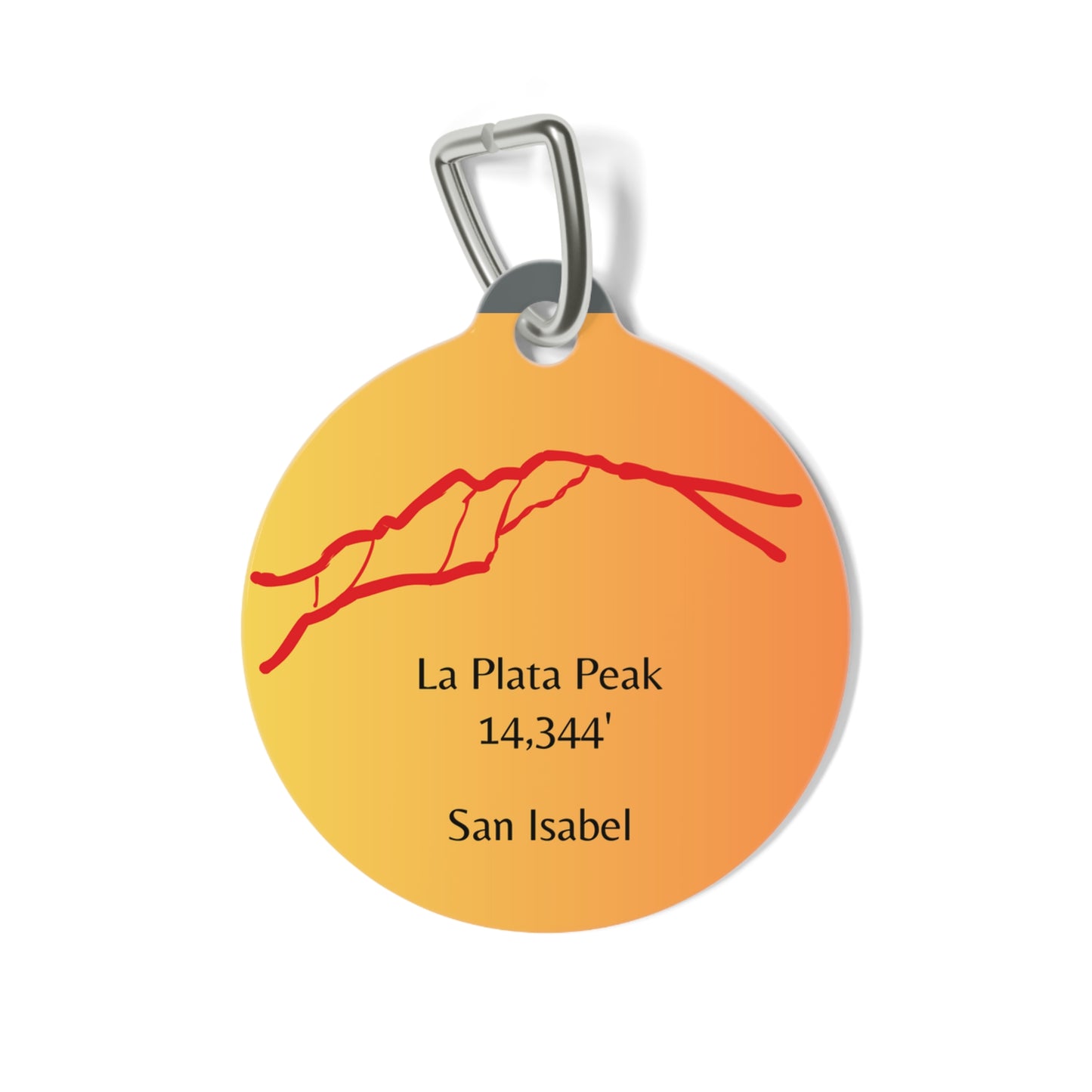 La Plata Peak Pet Tag