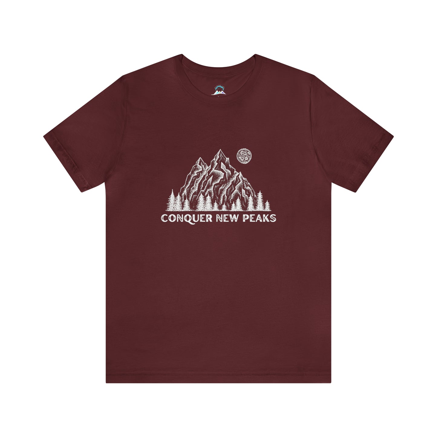 Conquer New Peaks Unisex Jersey Short Sleeve Tee