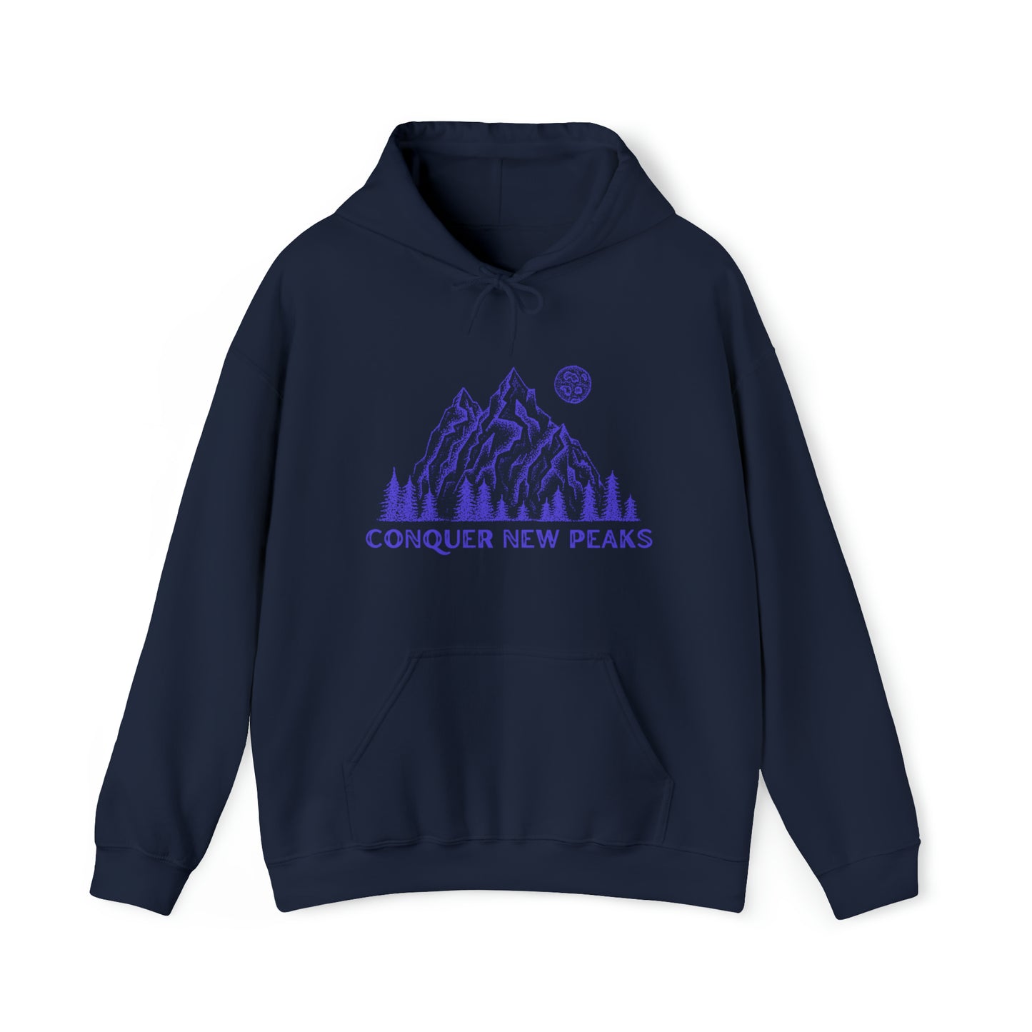 Conquer New Peaks Unisex Heavy Blend™ Hooded Sweatshirt