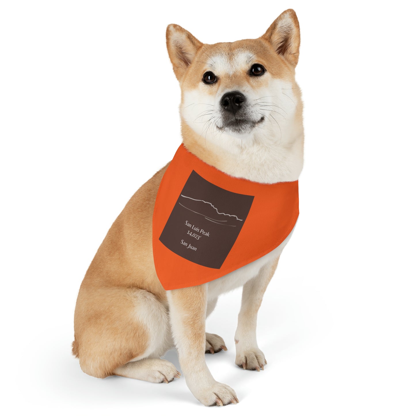 San Luis Peak 14er Pet Bandana Collar