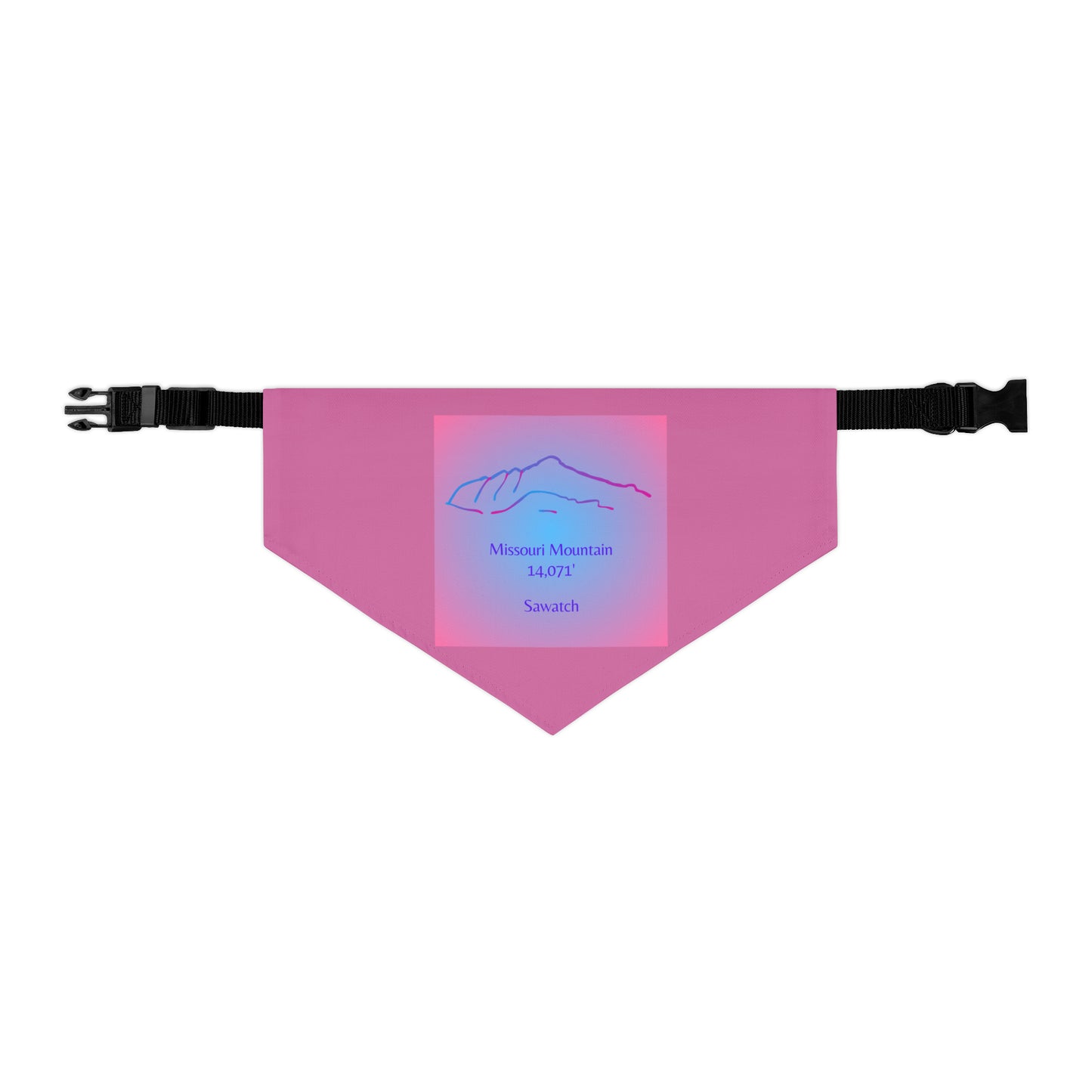 Missouri Mountain 14er Pet Bandana Collar