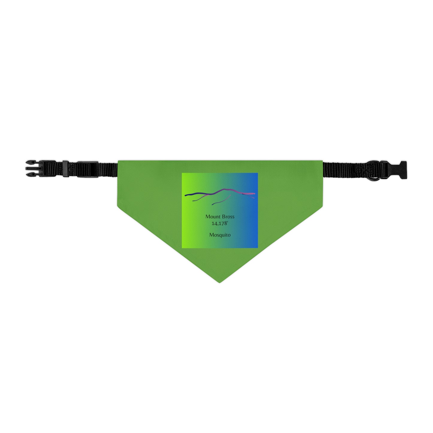 Mount Bross 14er Pet Bandana Collar