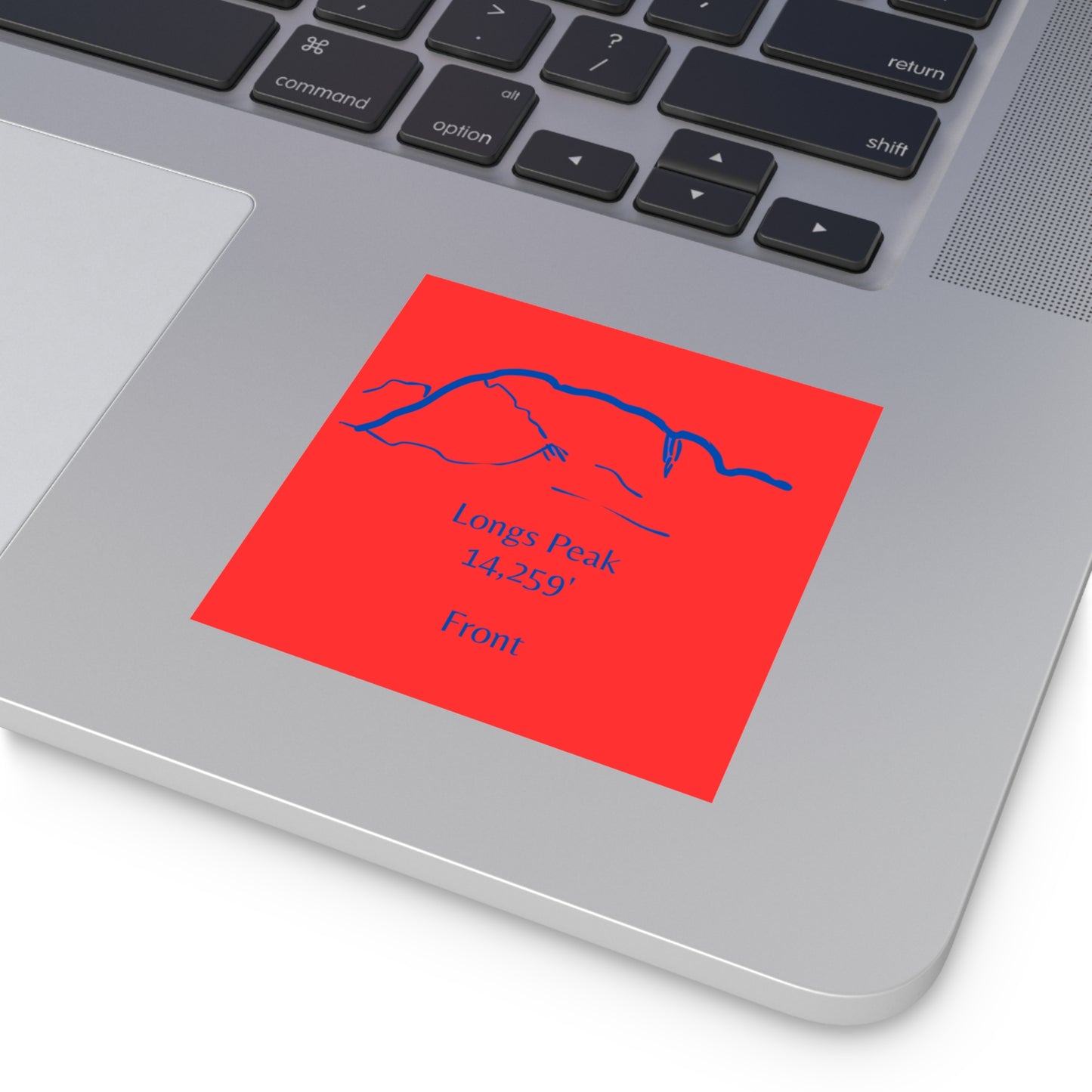 Longs Peak 14er Square Vinyl Sticker