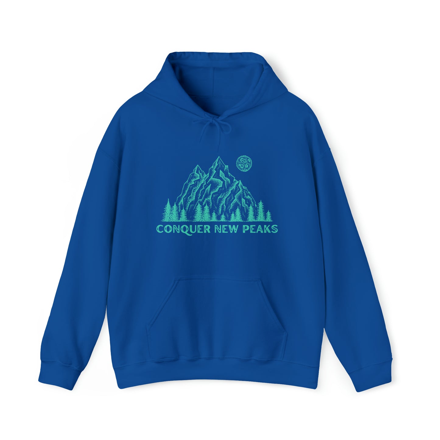 Conquer New Peaks Unisex Heavy Blend™ Hooded Sweatshirt