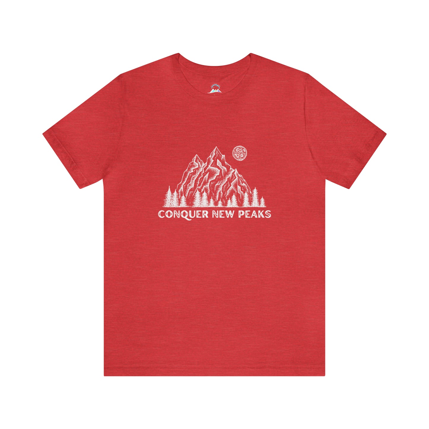 Conquer New Peaks Unisex Jersey Short Sleeve Tee