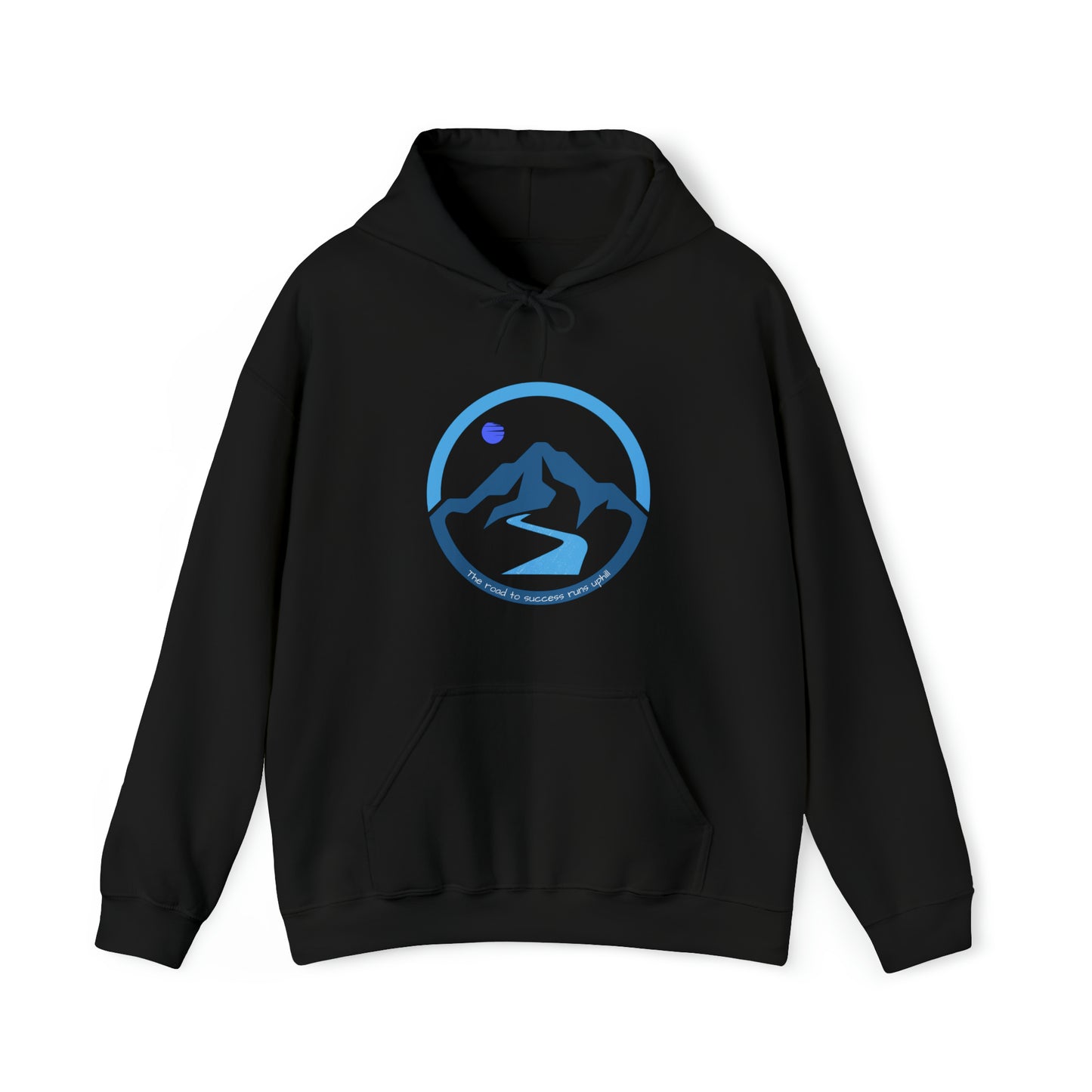 The Road to Success Runs Uphill Unisex Heavy Blend™ Hooded Sweatshirt