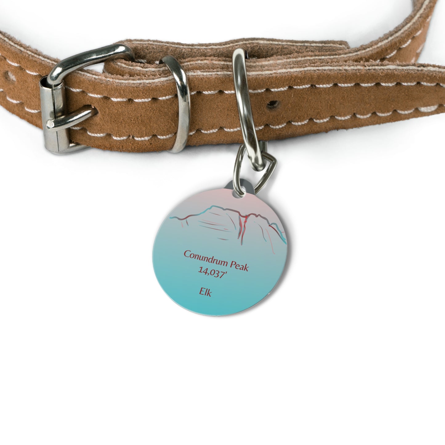 Conundrum Peak Pet Tag