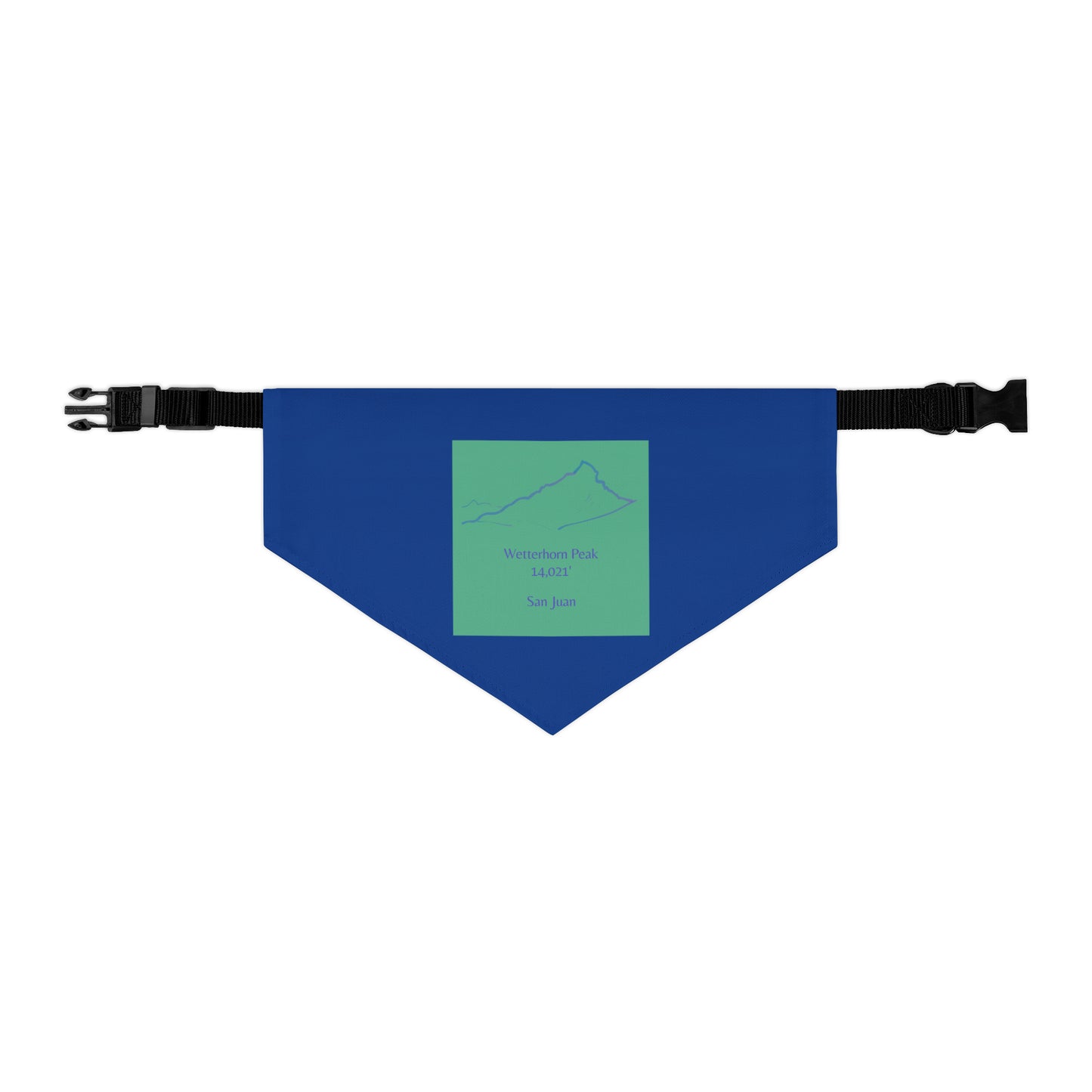 Wetterhorn Peak 14er Pet Bandana Collar