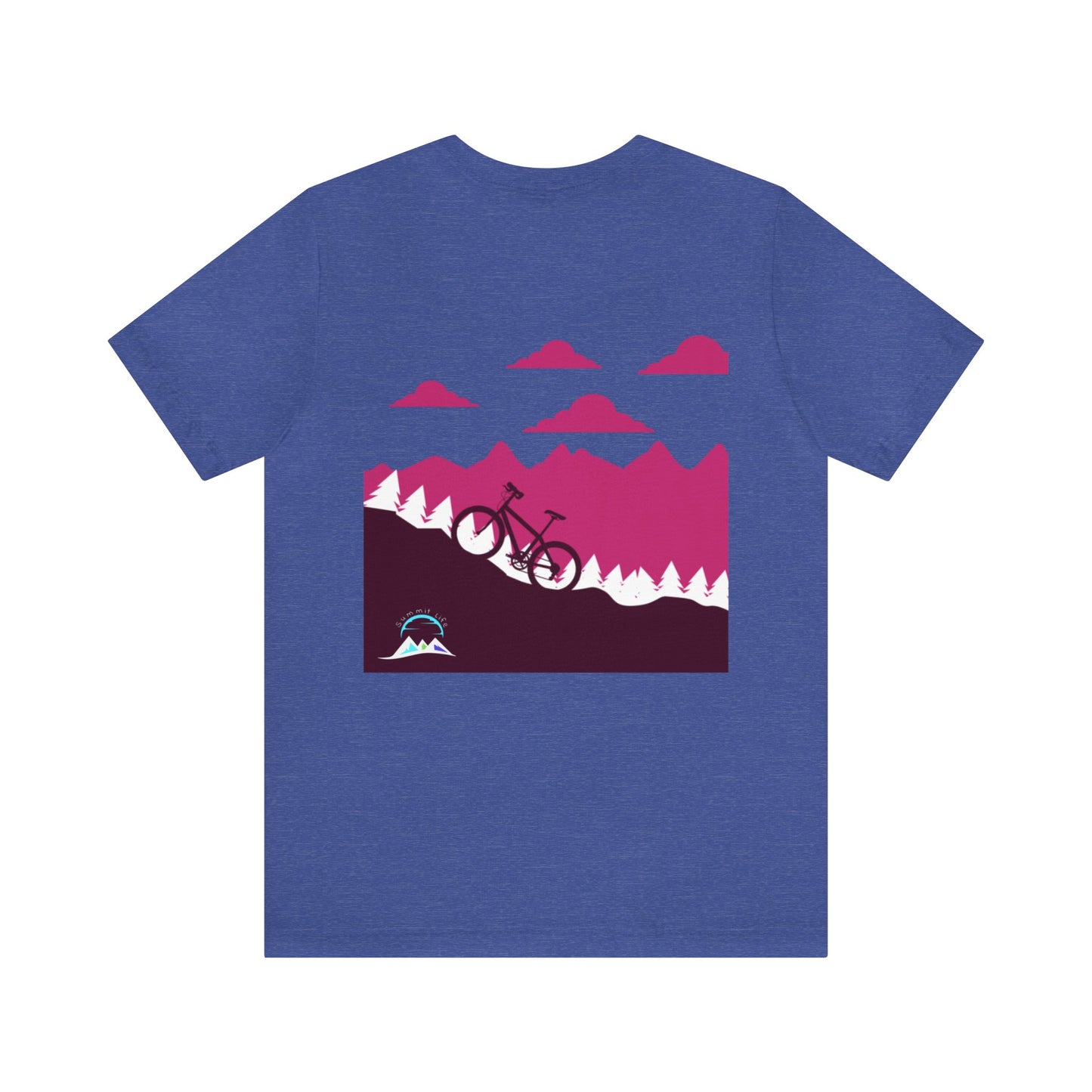 Mountain Bike USA Unisex Jersey Short Sleeve Tee