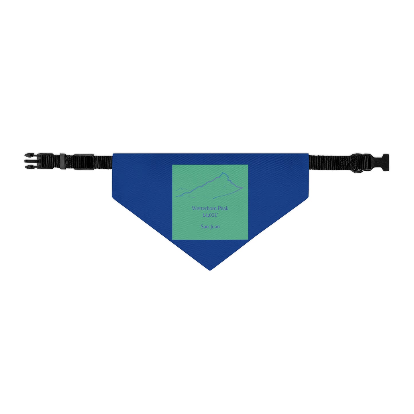 Wetterhorn Peak 14er Pet Bandana Collar