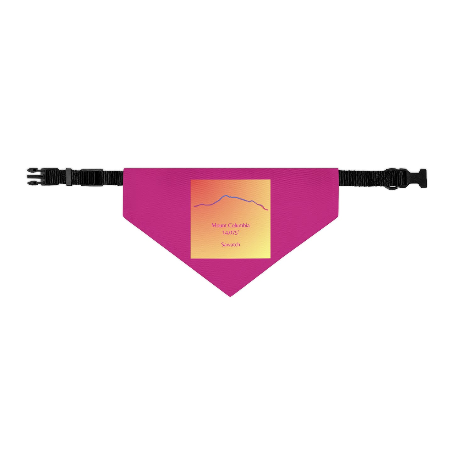 Mount Columbia 14er Pet Bandana Collar