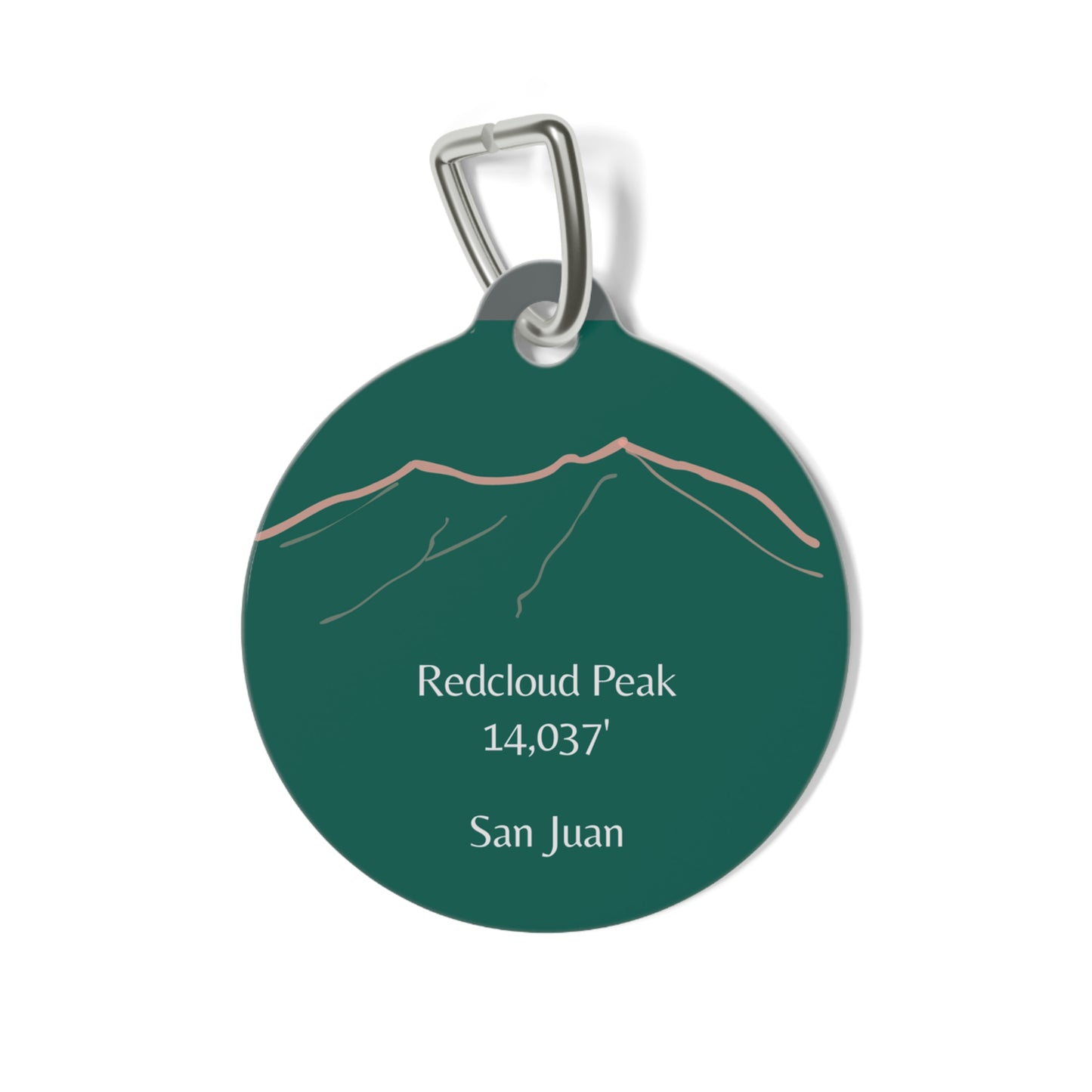 Redcloud Peak 14er Pet Tag
