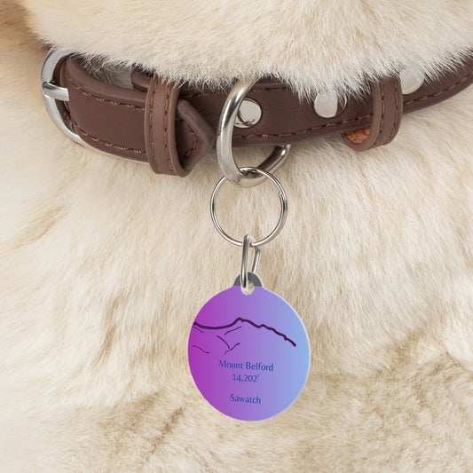 Mount Belford Pet Tag