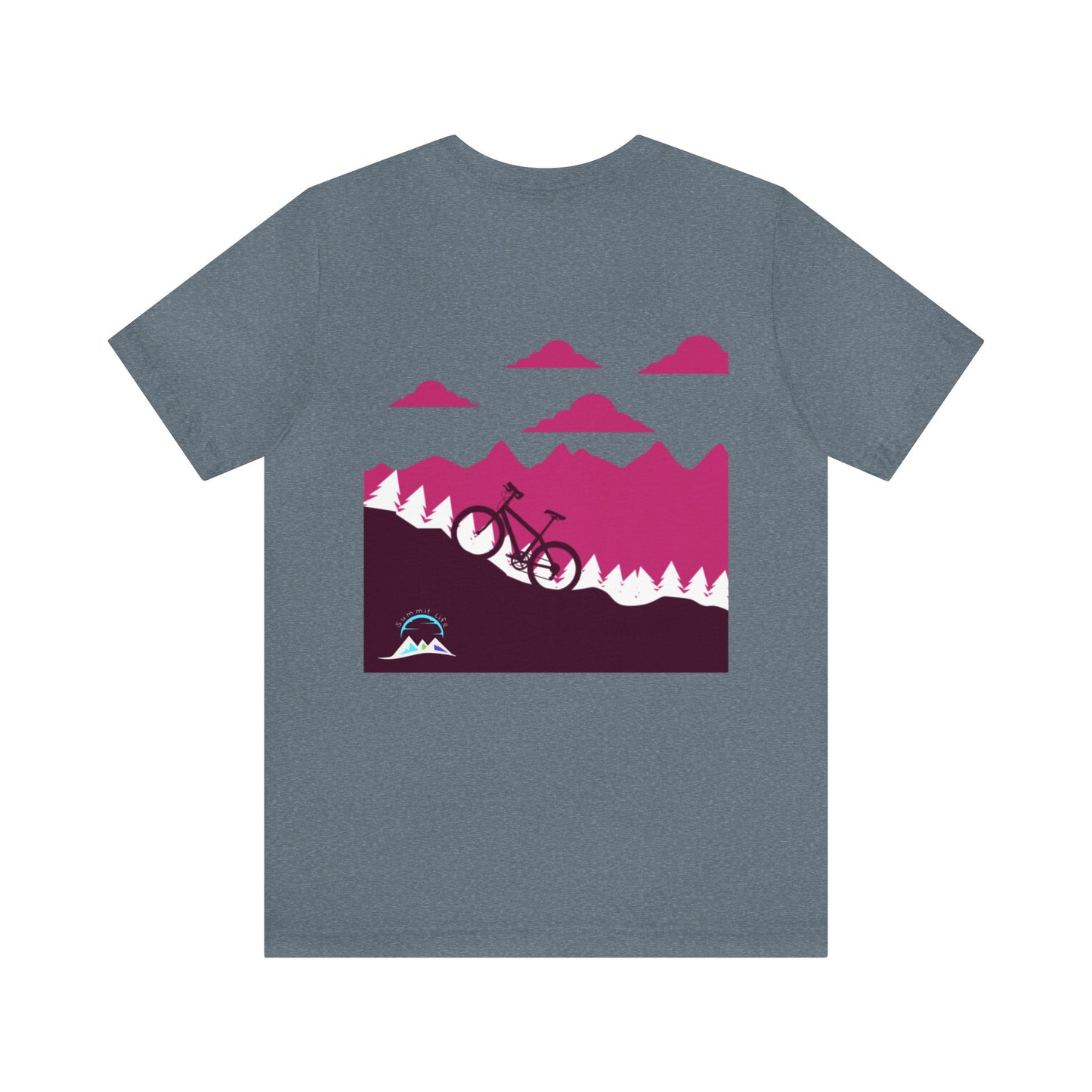 Mountain Bike USA Unisex Jersey Short Sleeve Tee