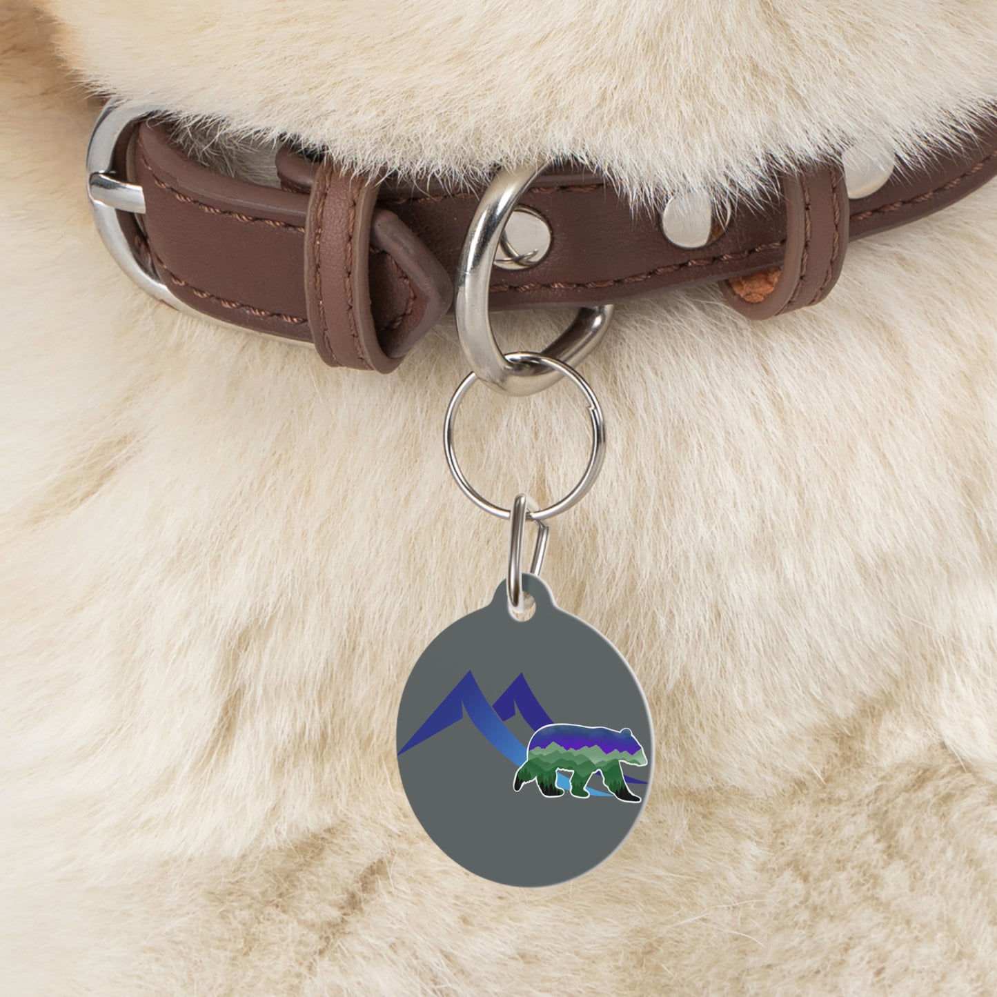 Mountain Bear Pet Tag