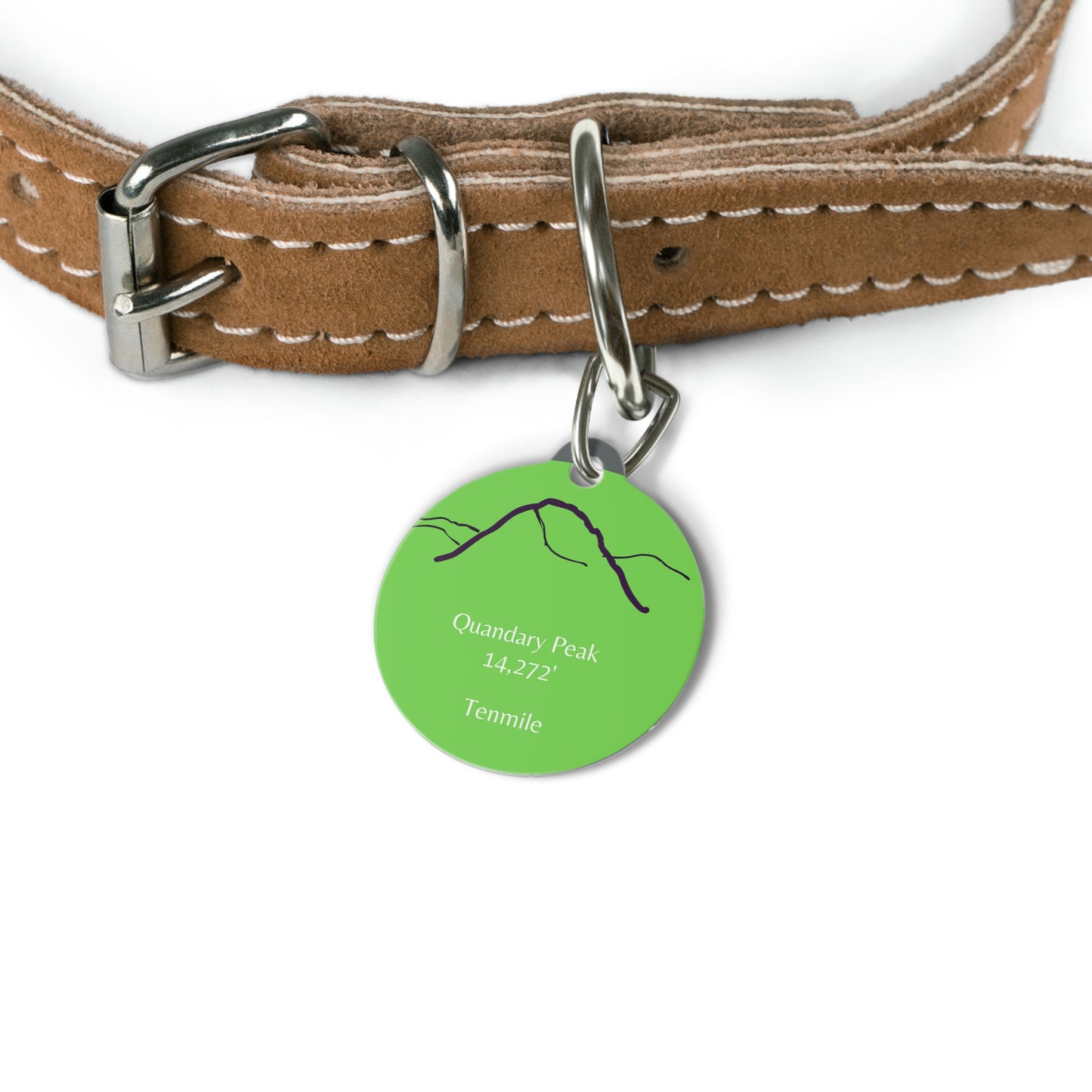 Quandary Peak Pet Tag