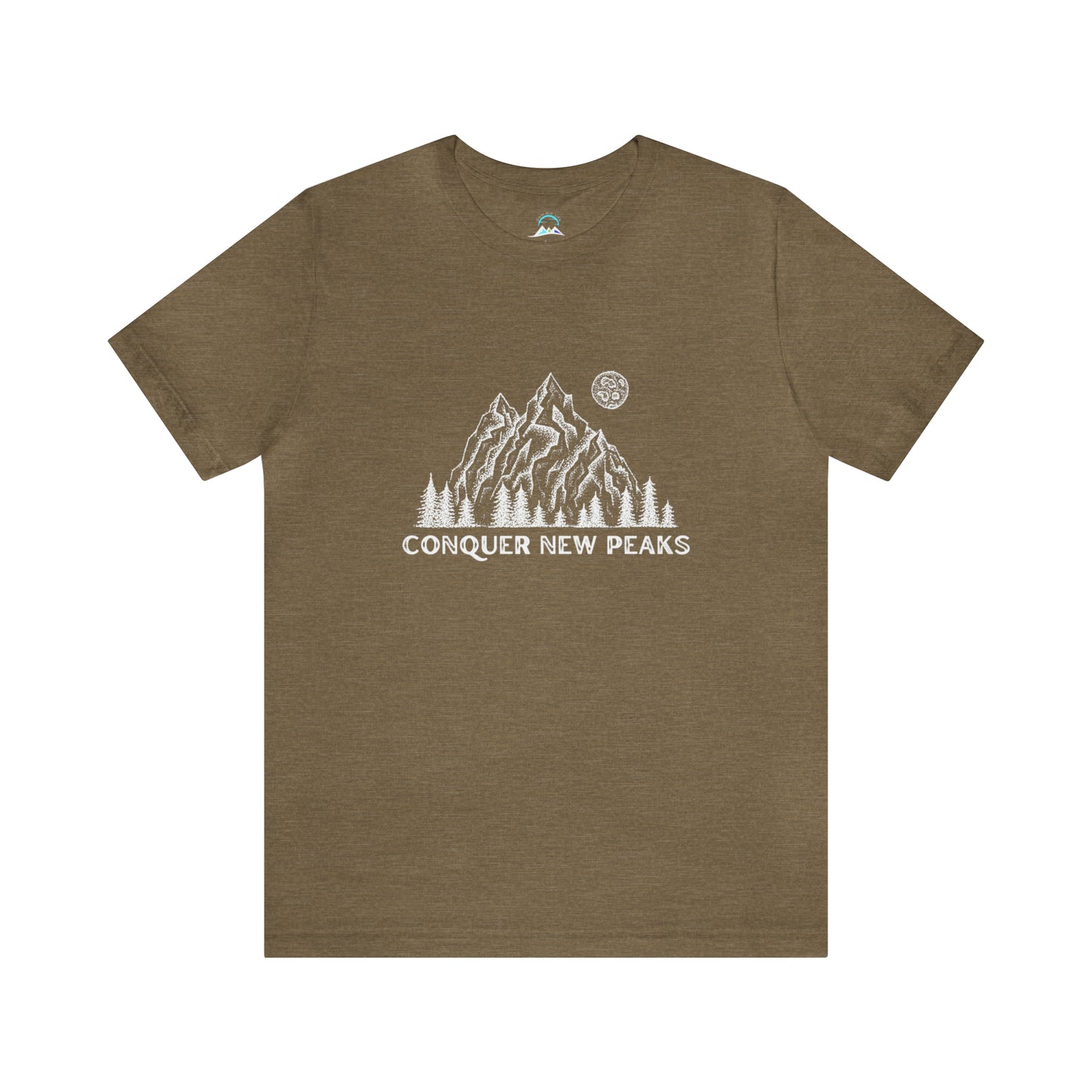Conquer New Peaks Unisex Jersey Short Sleeve Tee