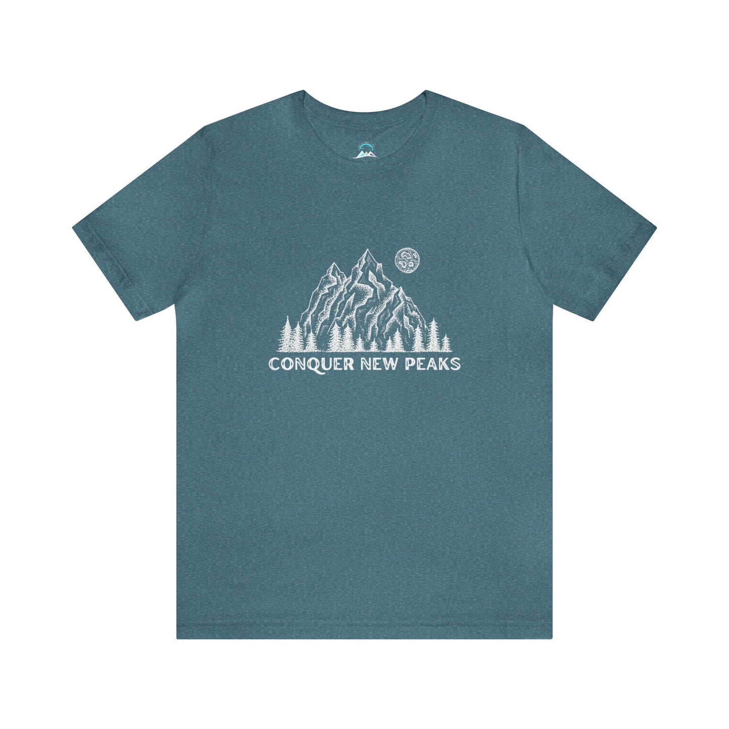 Conquer New Peaks Unisex Jersey Short Sleeve Tee