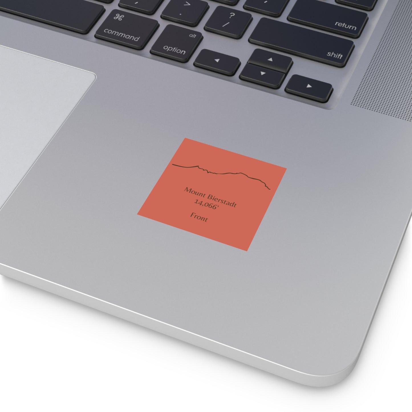 Mount Bierstadt 14er Square Vinyl Sticker