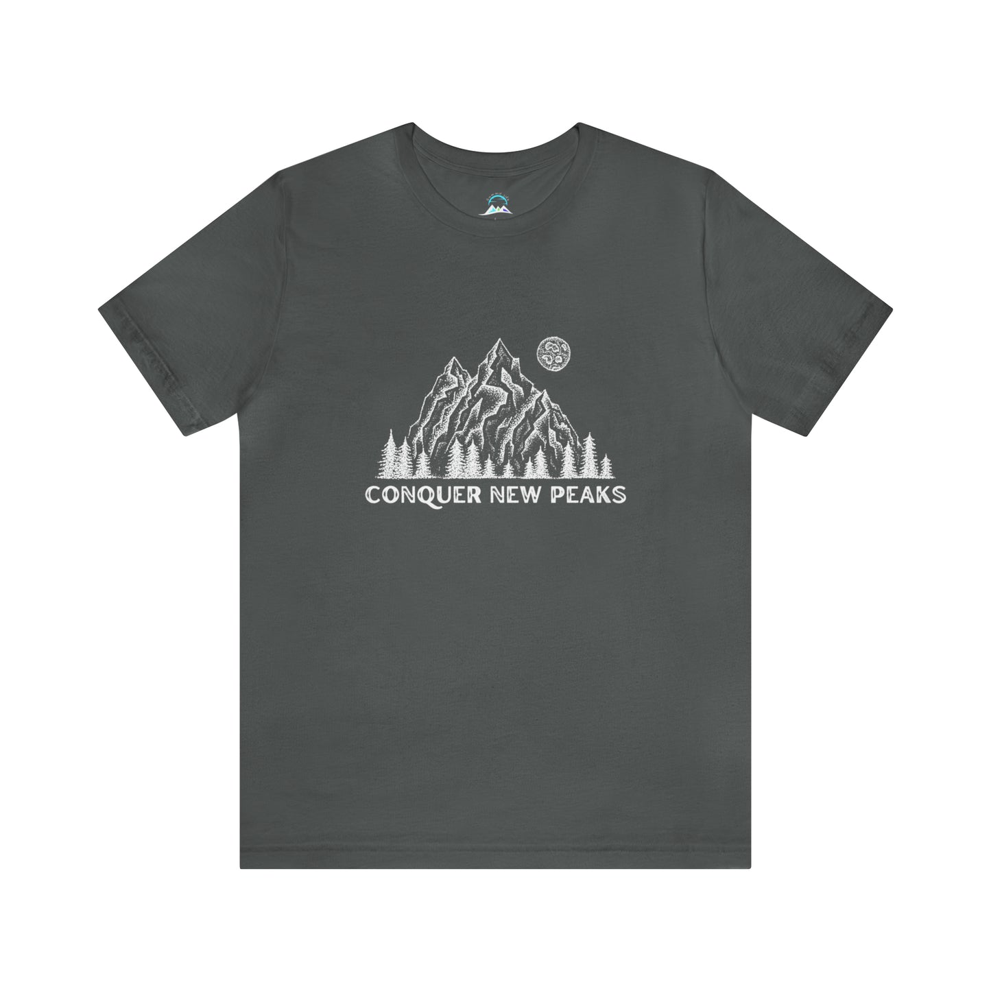 Conquer New Peaks Unisex Jersey Short Sleeve Tee