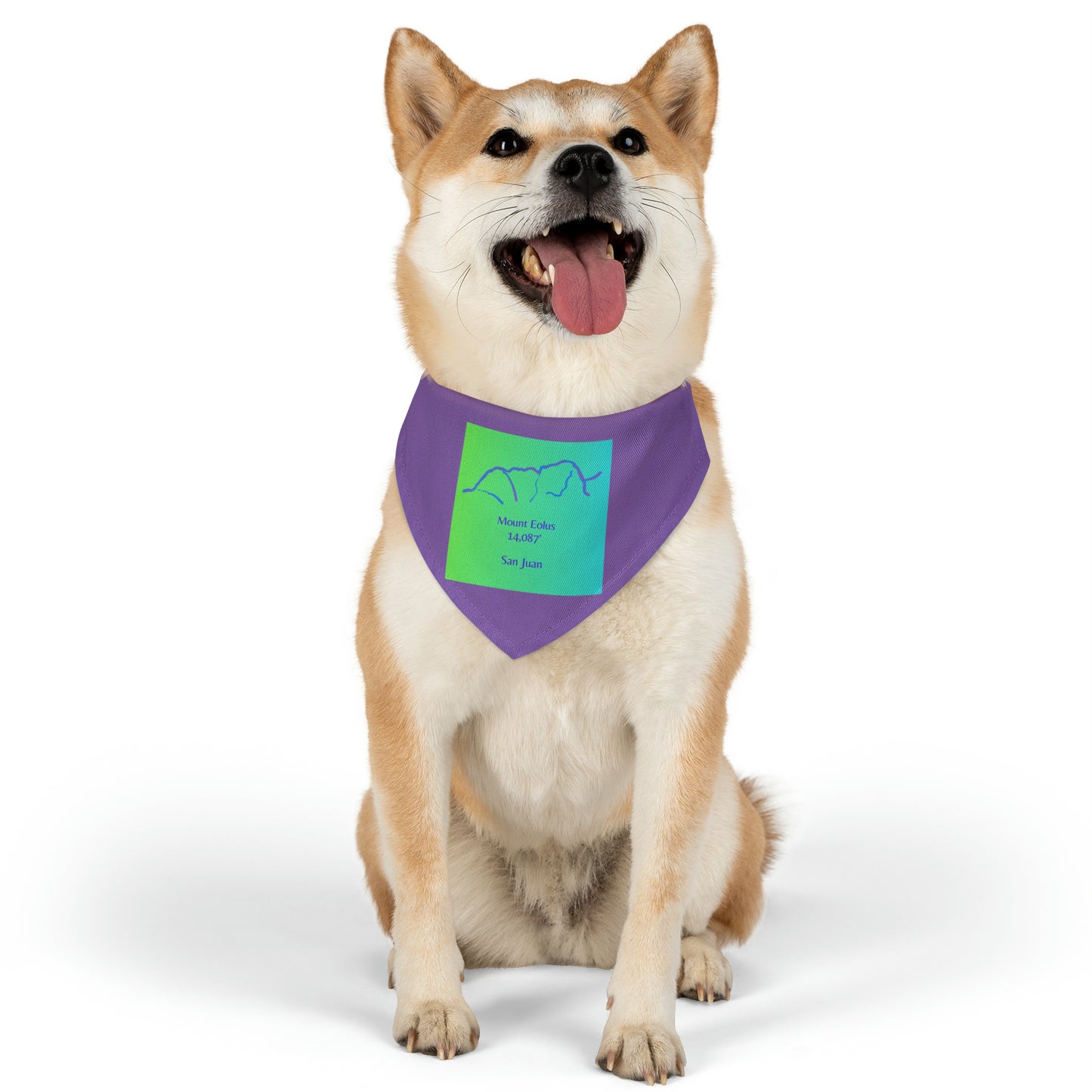 Mount Eolus 14er Pet Bandana Collar