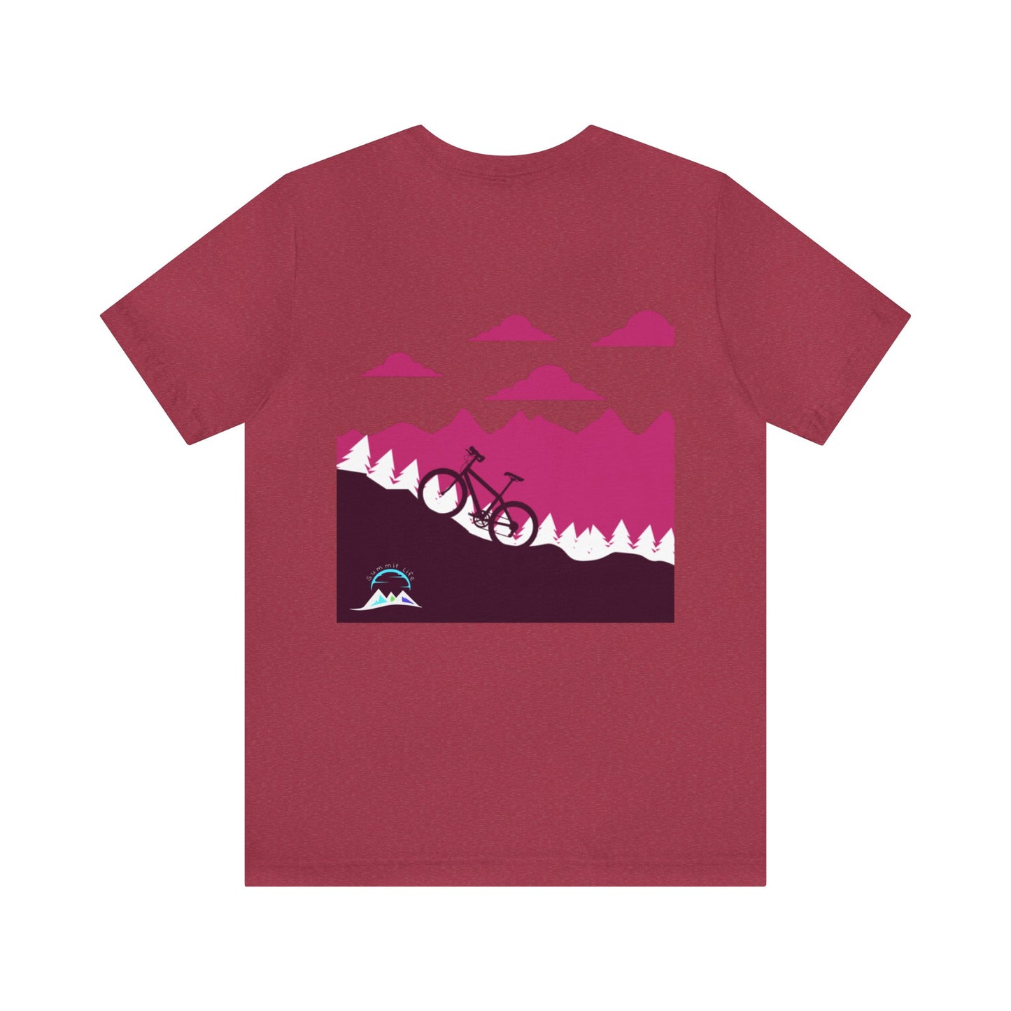 Mountain Bike USA Unisex Jersey Short Sleeve Tee
