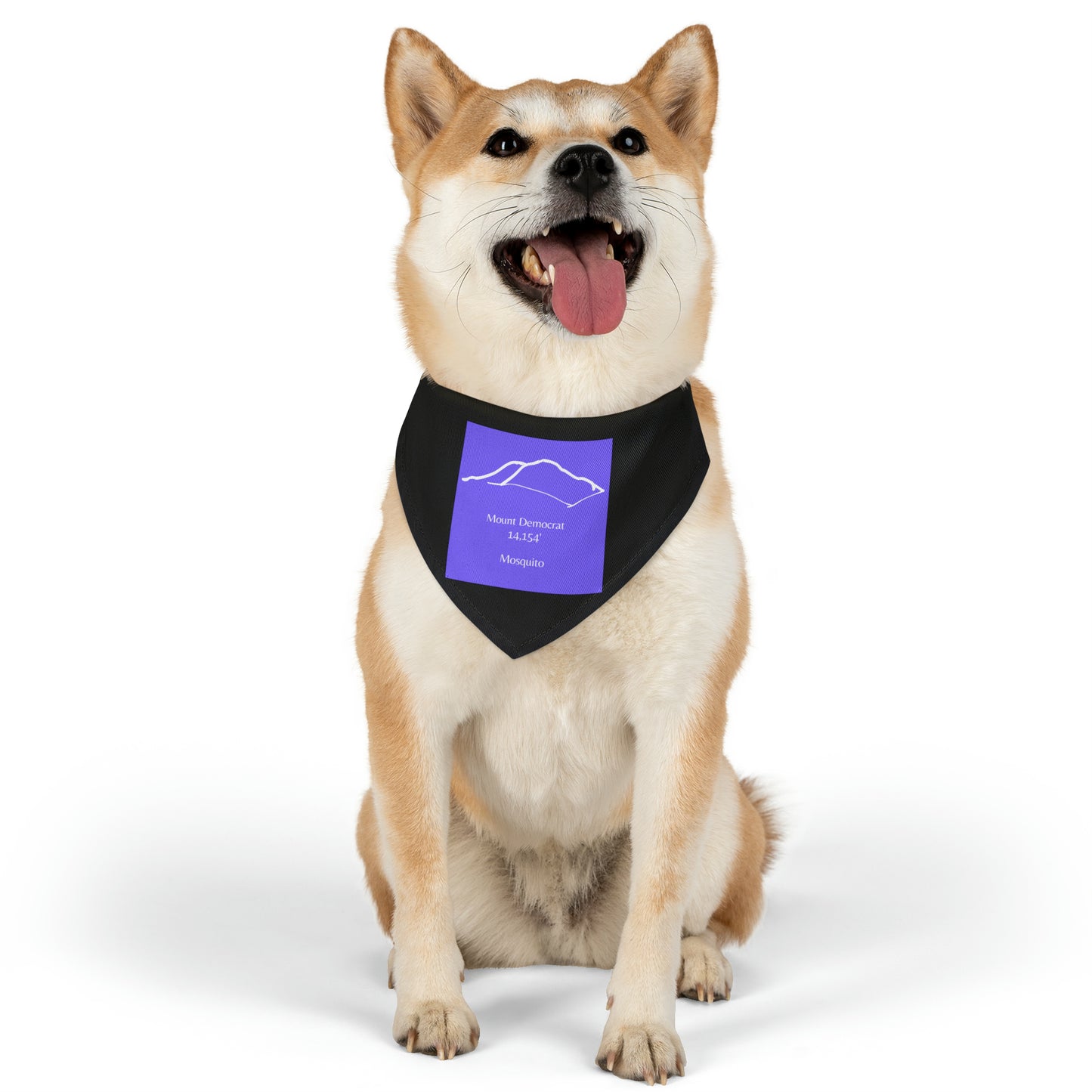 Mount Democrat 14er Pet Bandana Collar