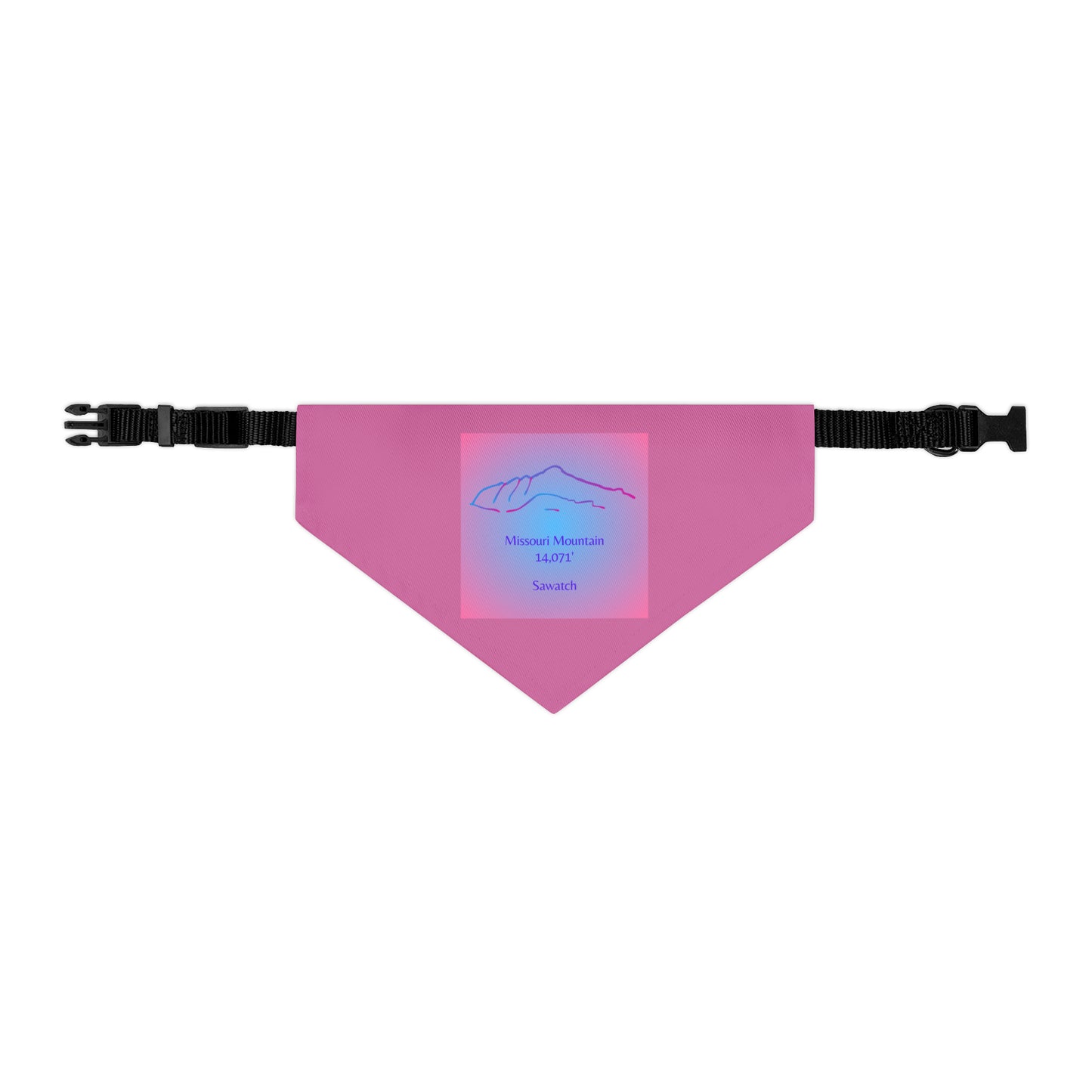 Missouri Mountain 14er Pet Bandana Collar