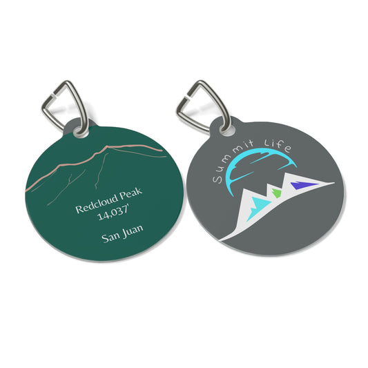 Redcloud Peak 14er Pet Tag