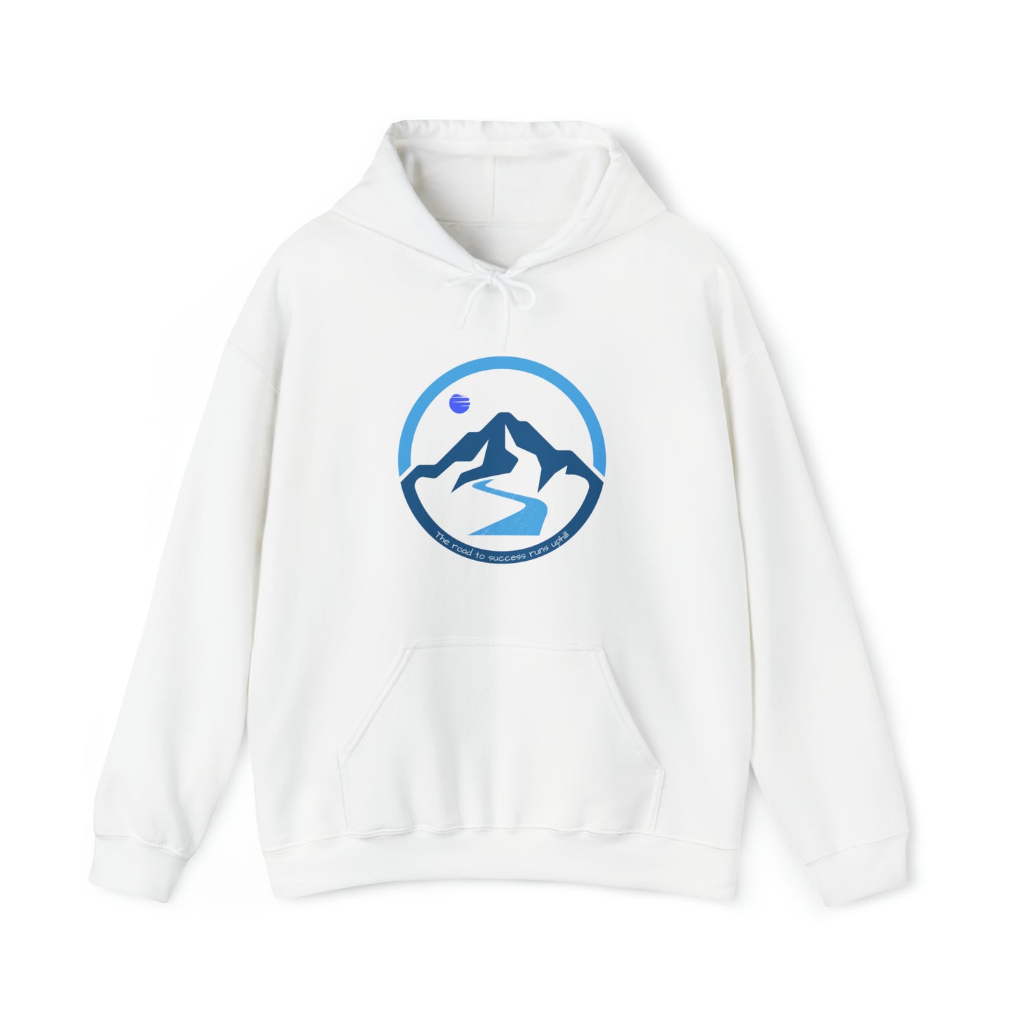 The Road to Success Runs Uphill Unisex Heavy Blend™ Hooded Sweatshirt