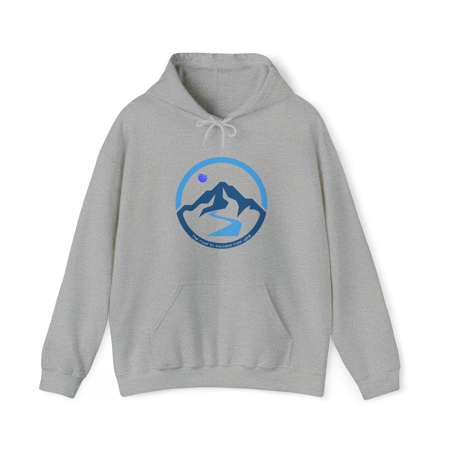 The Road to Success Runs Uphill Unisex Heavy Blend™ Hooded Sweatshirt