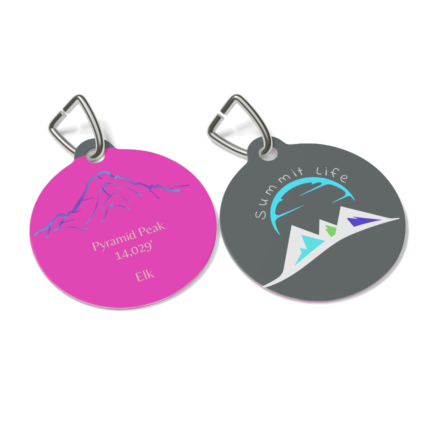 Pyramid Peak Pet Tag