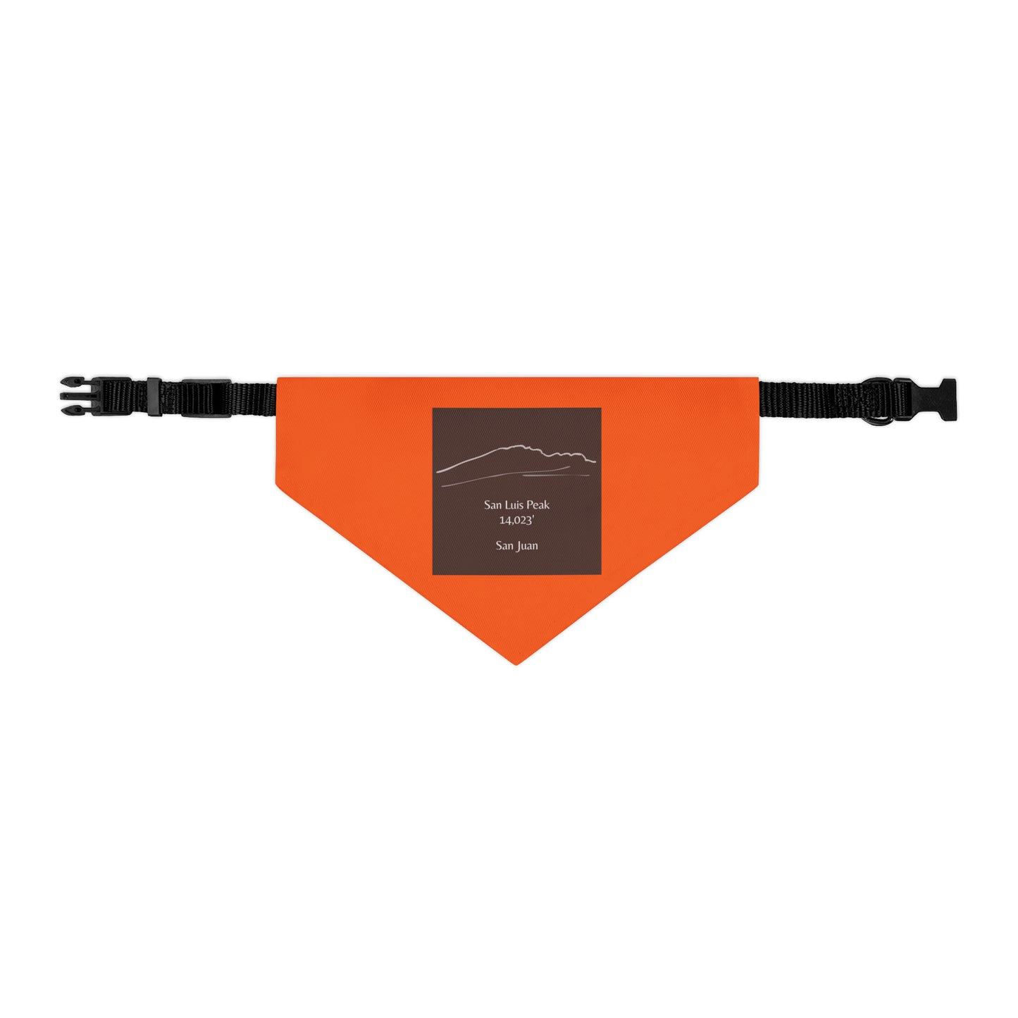 San Luis Peak 14er Pet Bandana Collar